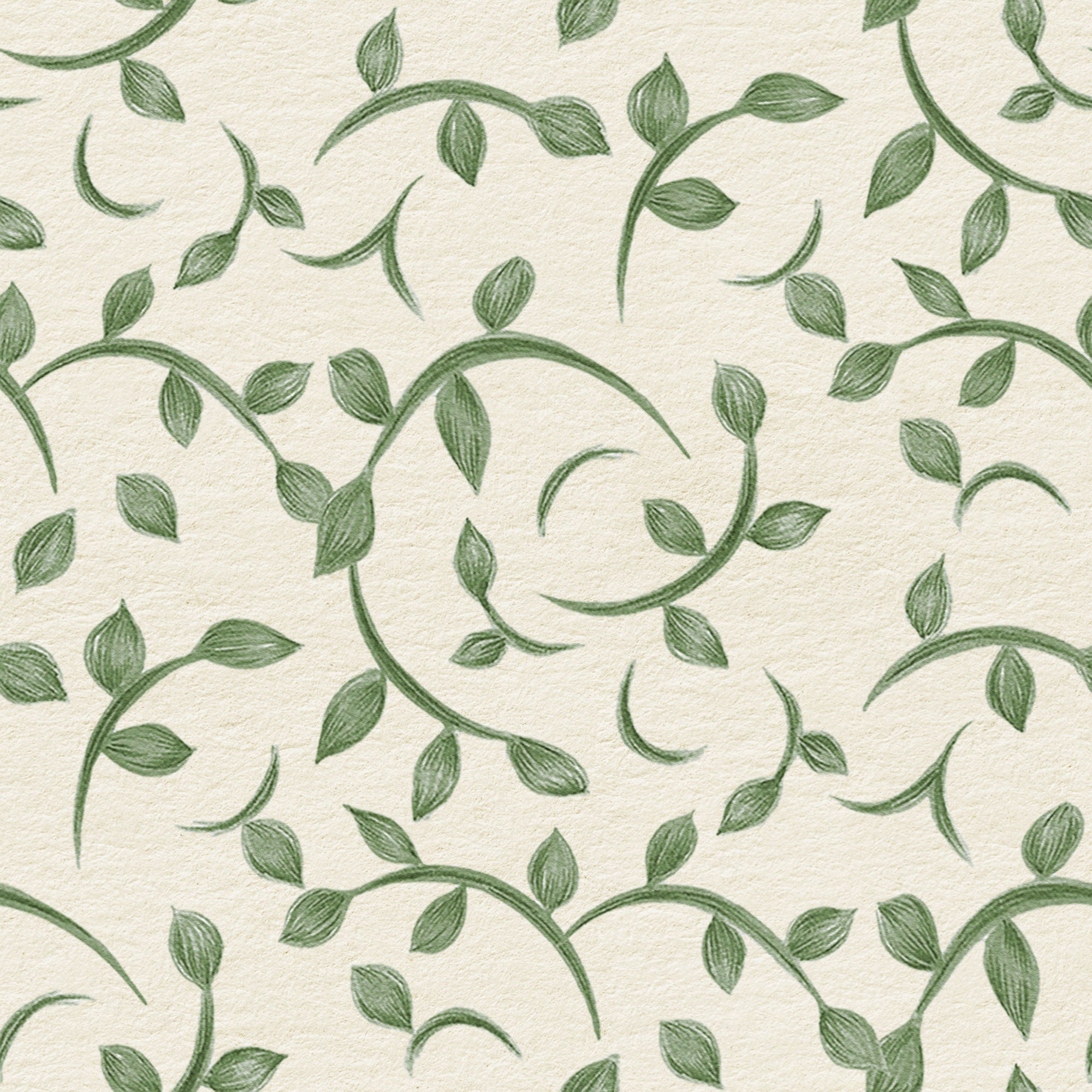 Twig Green Victorian Wallpaper by Coordonné