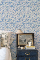 Twig Blue Victorian Wallpaper by Coordonné