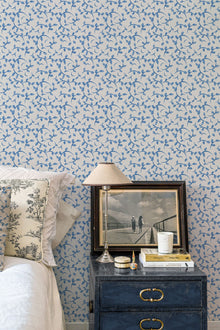 Twig Blue Victorian Wallpaper by Coordonné
