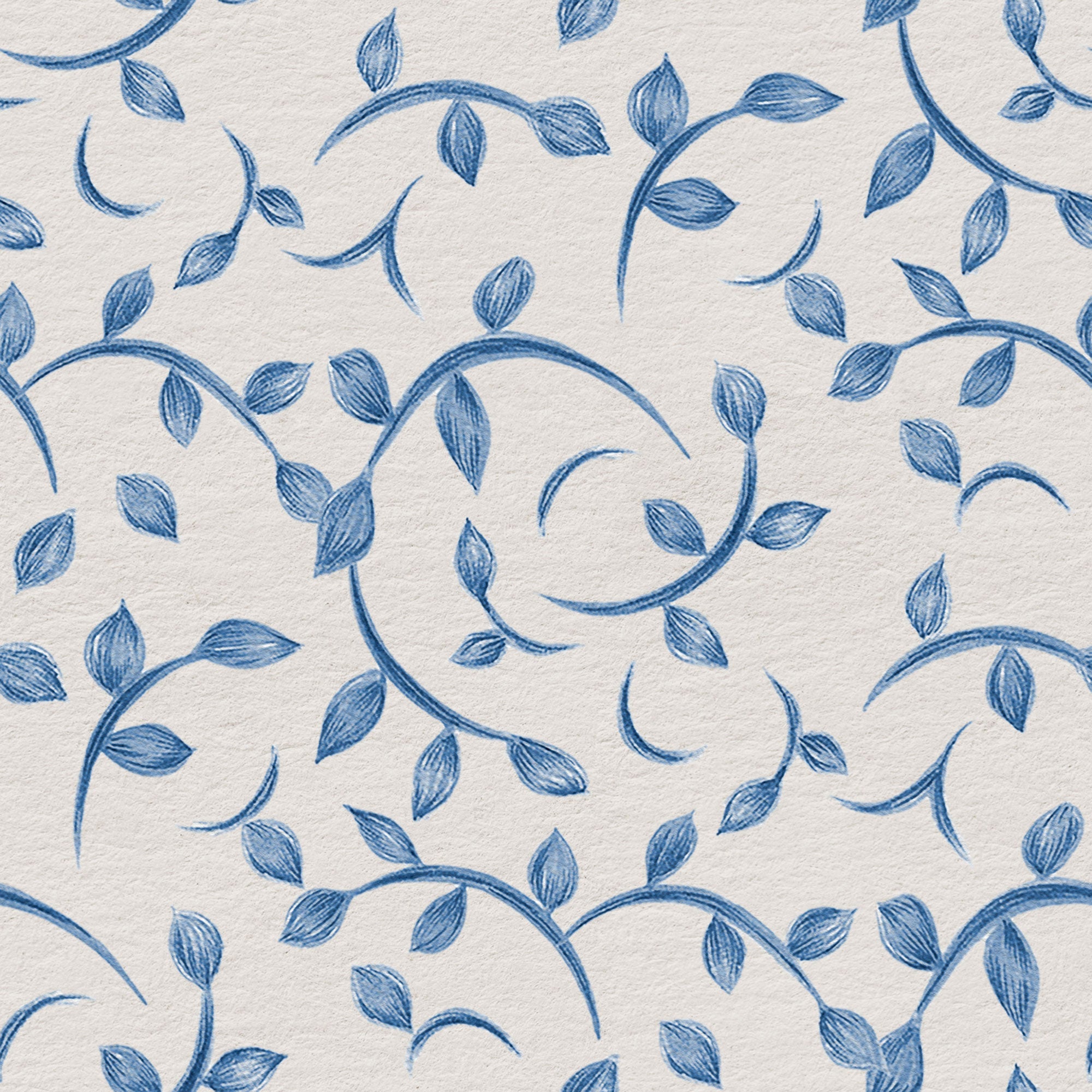Twig Blue Victorian Wallpaper by Coordonné