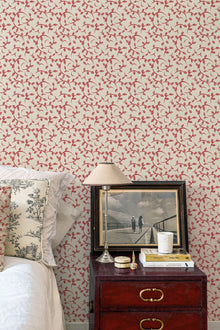 Twig Red Victorian Wallpaper by Coordonné