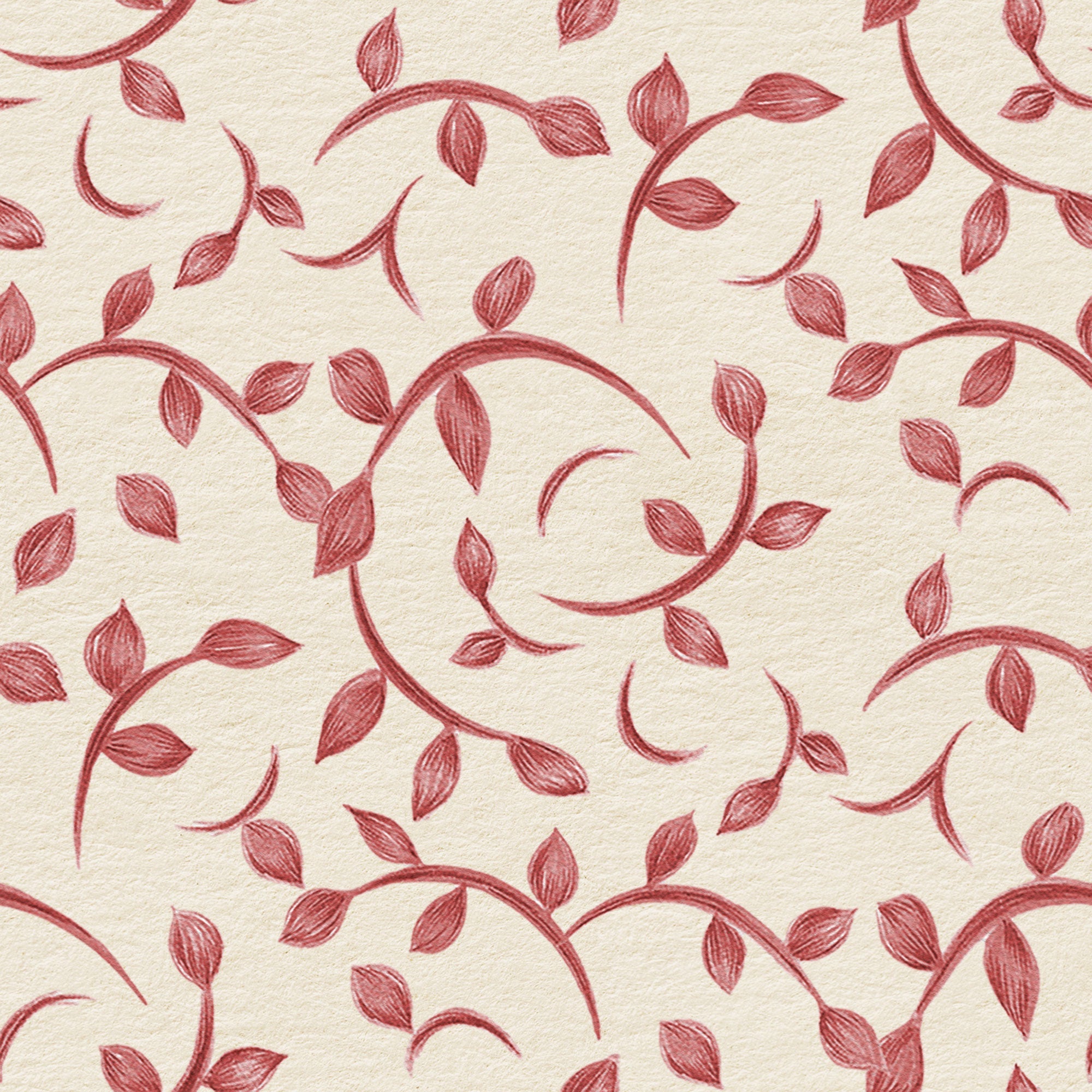 Twig Red Victorian Wallpaper by Coordonné