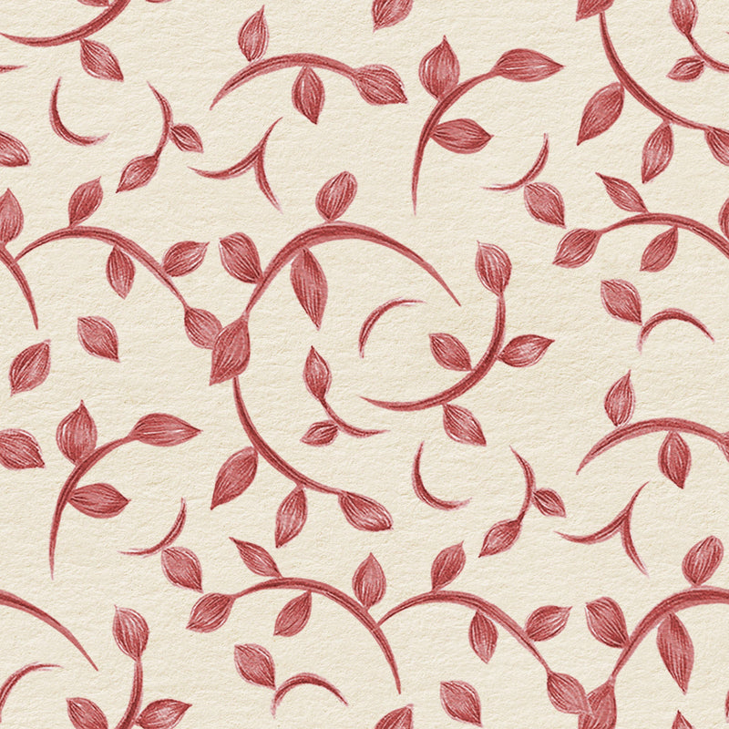 Twig Red Victorian Wallpaper by Coordonné