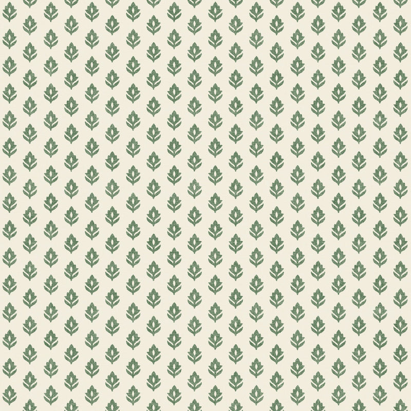 Clover Green Victorian Wallpaper by Coordonné