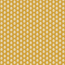 Clover Mustard Victorian Wallpaper by Coordonné