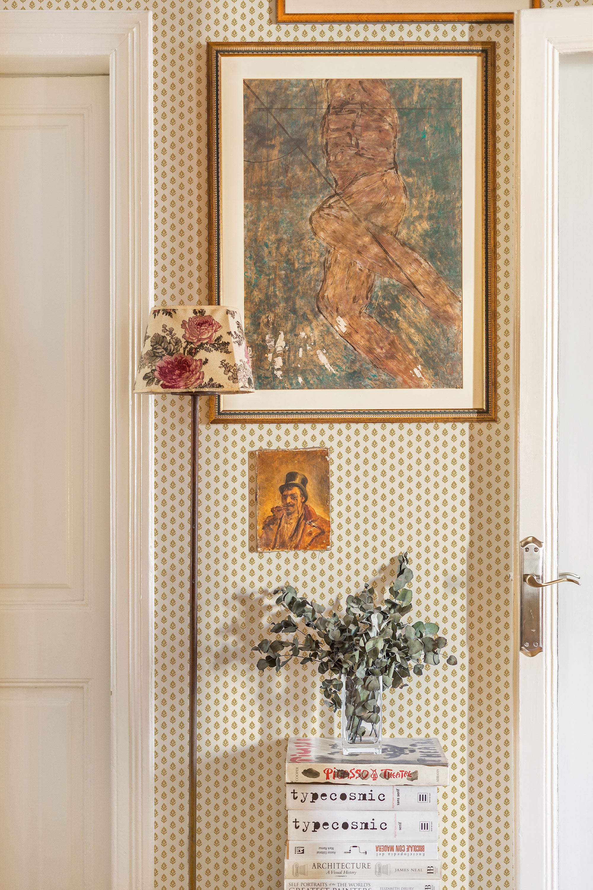 Clover Curry Victorian Wallpaper by Coordonné