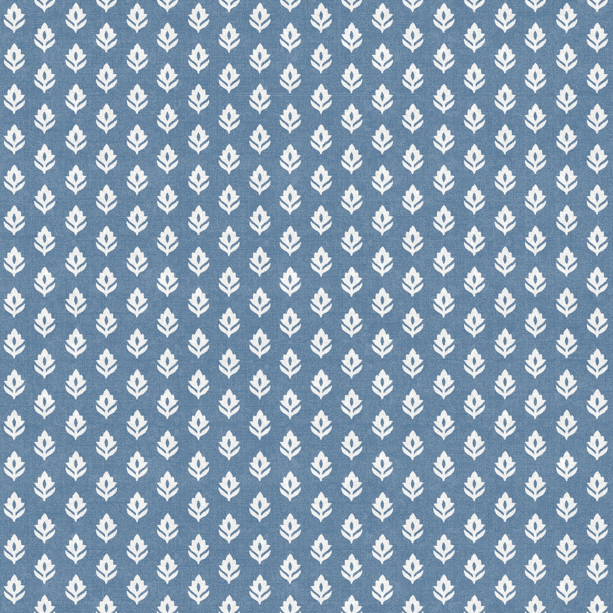 Clover Cobalt Victorian Wallpaper by Coordonné