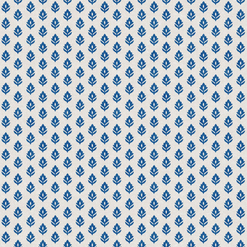Clover Blue Victorian Wallpaper by Coordonné