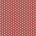 Clover Vermillion Victorian Wallpaper by Coordonné
