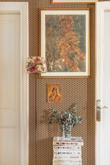 Clover Clay Victorian Wallpaper by Coordonné