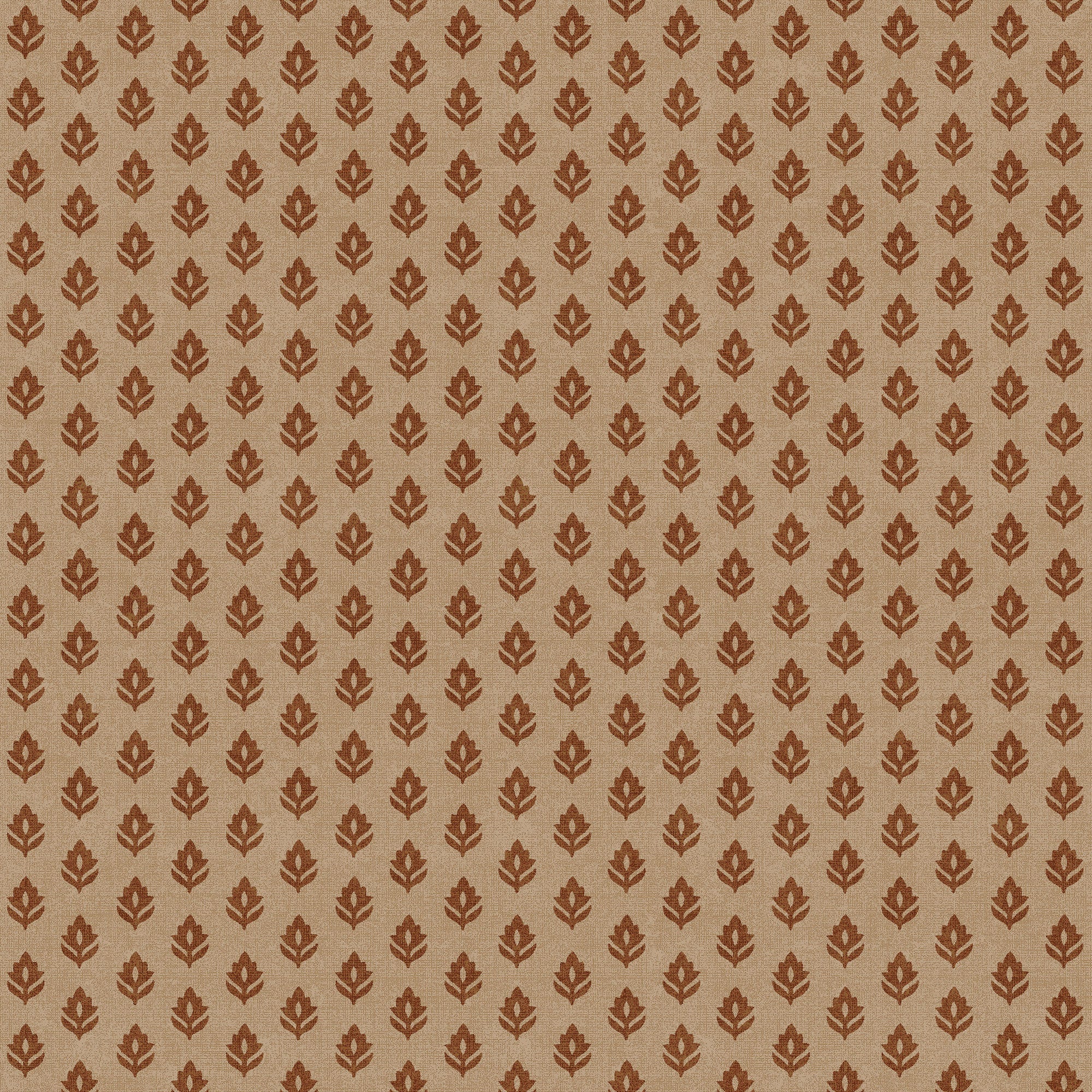 Clover Clay Victorian Wallpaper by Coordonné