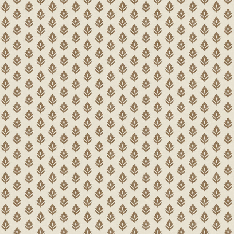 Clover Cacao Victorian Wallpaper by Coordonné
