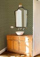 Poppy Emerald Victorian Wallpaper by Coordonné