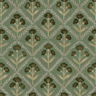 Poppy Emerald Victorian Wallpaper by Coordonné