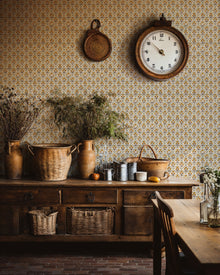 Poppy Curry Victorian Wallpaper by Coordonné