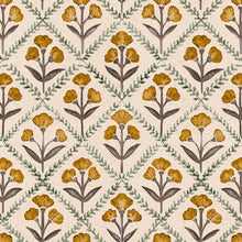 Poppy Curry Victorian Wallpaper by Coordonné