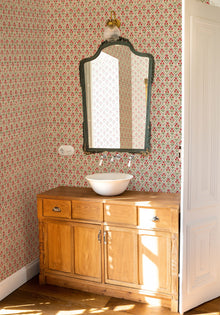 Poppy Red Victorian Wallpaper by Coordonné