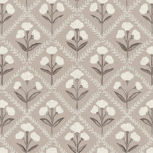Poppy Taupe Victorian Wallpaper by Coordonné