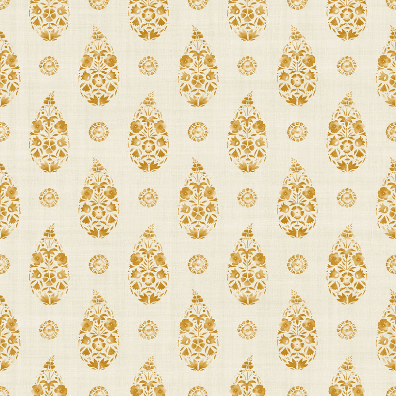 Paisley Curry Victorian Wallpaper by Coordonné