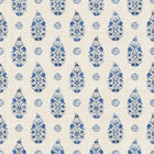 Paisley Blue Victorian Wallpaper by Coordonné