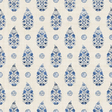 Paisley Blue Victorian Wallpaper by Coordonné