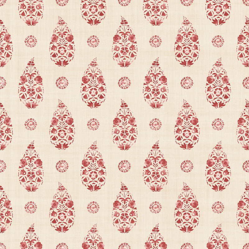 Paisley Red Victorian Wallpaper by Coordonné