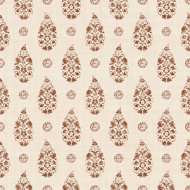 Paisley Clay Victorian Wallpaper by Coordonné
