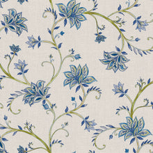 Lily Blue Victorian Wallpaper by Coordonné