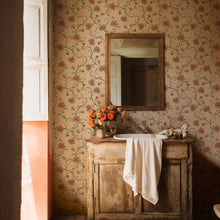 Lily Red Victorian Wallpaper by Coordonné