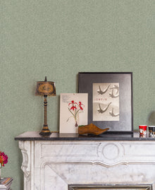 Spike Green Victorian Wallpaper by Coordonné