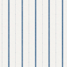 Lineal Blue Victorian Wallpaper by Coordonné