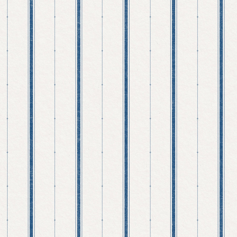 Lineal Blue Victorian Wallpaper by Coordonné