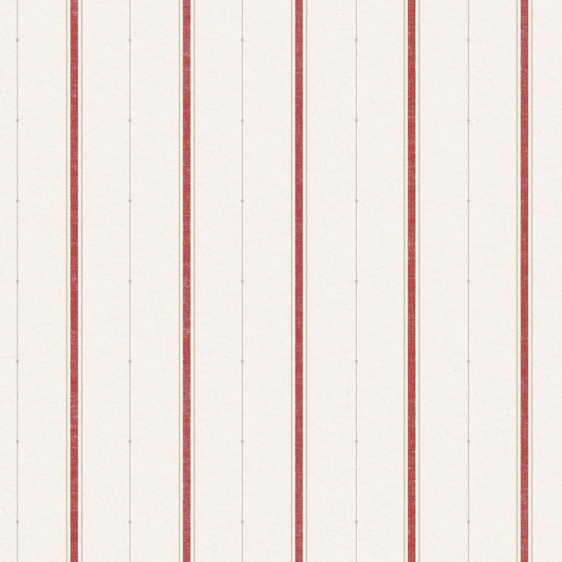 Lineal Red Victorian Wallpaper by Coordonné