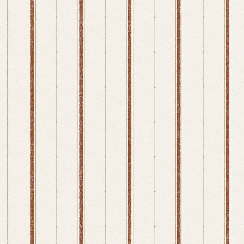 Lineal Clay Victorian Wallpaper by Coordonné