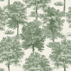 Chestnut Tree Green Victorian Wallpaper by Coordonné
