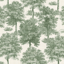 Chestnut Tree Green Victorian Wallpaper by Coordonné