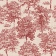 Chestnut Tree Red Victorian Wallpaper by Coordonné
