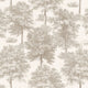 Chestnut Tree Ecru Victorian Wallpaper by Coordonné