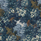 Verdure 16th Blue Victorian Wallpaper by Coordonné