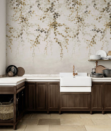 Vine Shadow Curry Victorian Mural by Coordonné (400x280cm)