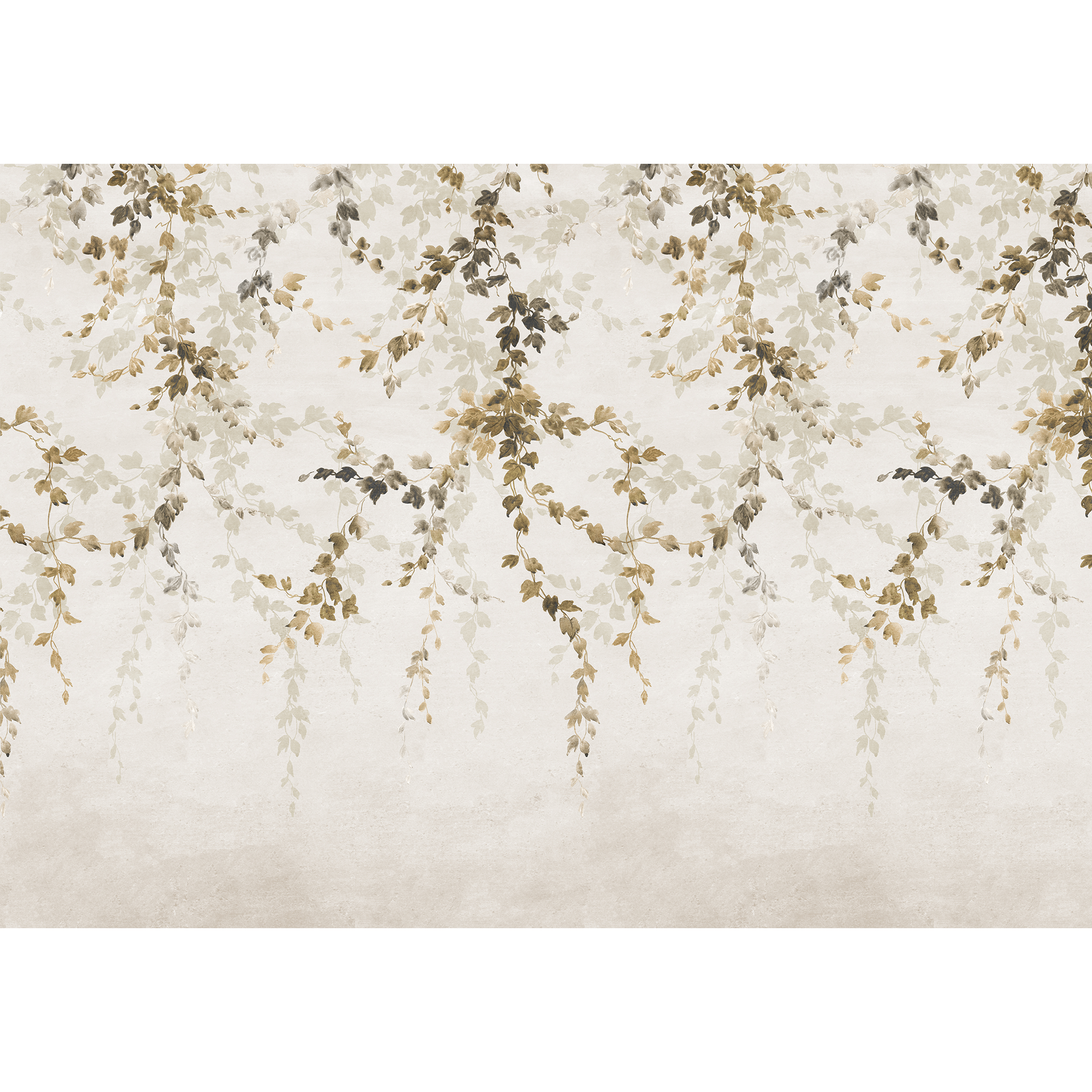 Vine Shadow Curry Victorian Mural by Coordonné (400x280cm)