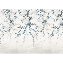Vine Shadow Blue Victorian Mural by Coordonné (400x280cm)
