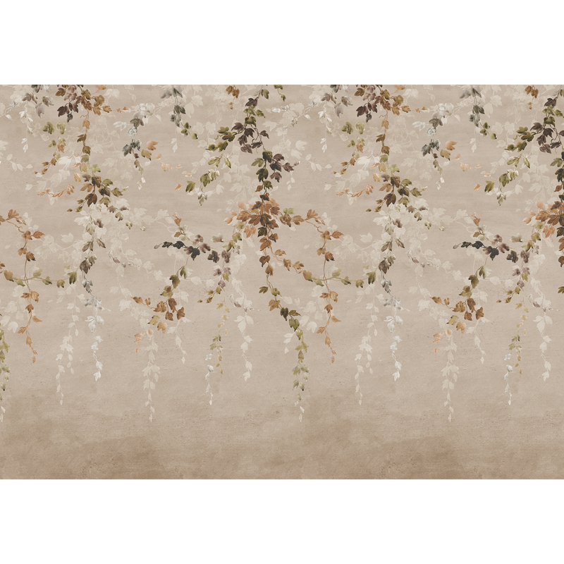 Vine Shadow Taupe Victorian Mural by Coordonné (400x280cm)