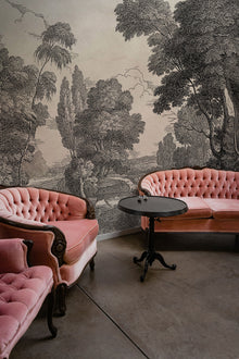 Engraving Ink Victorian Mural by Coordonné (400x280cm)