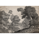 Engraving Ink Victorian Mural by Coordonné (400x280cm)