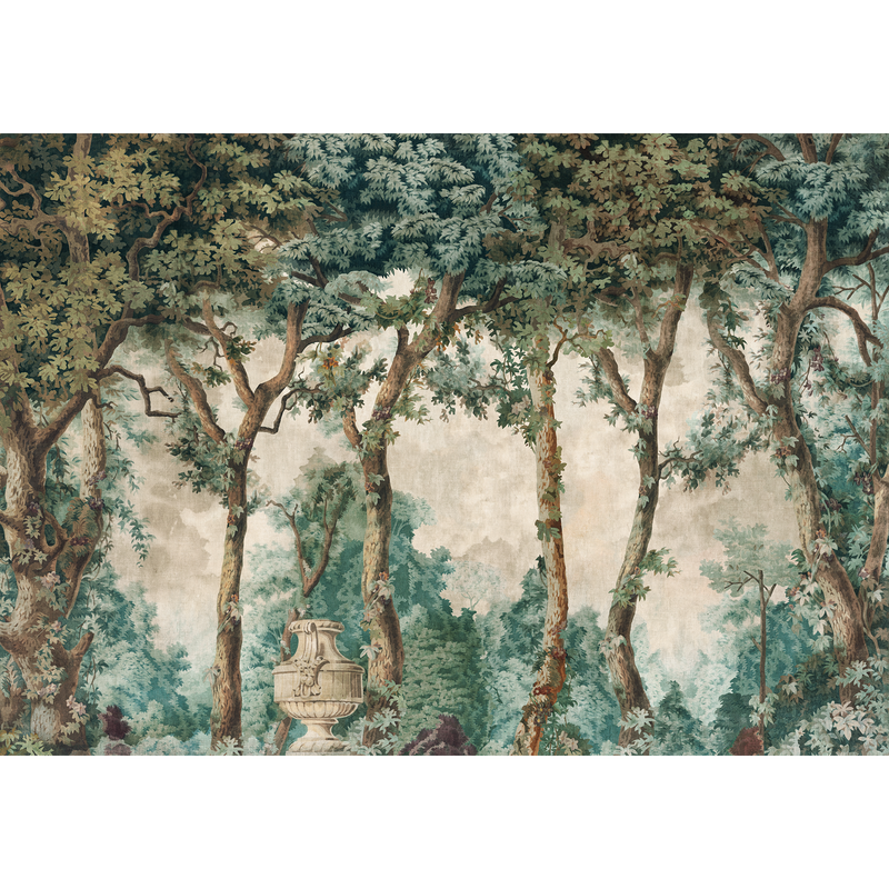 Byron Poem Green Victorian Mural by Coordonné (400x280cm)