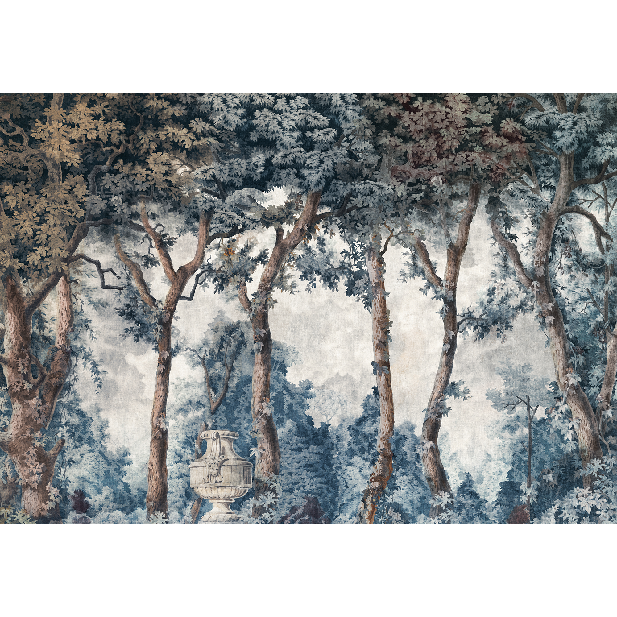 Byron Poem Blue Victorian Mural by Coordonné (400x280cm)