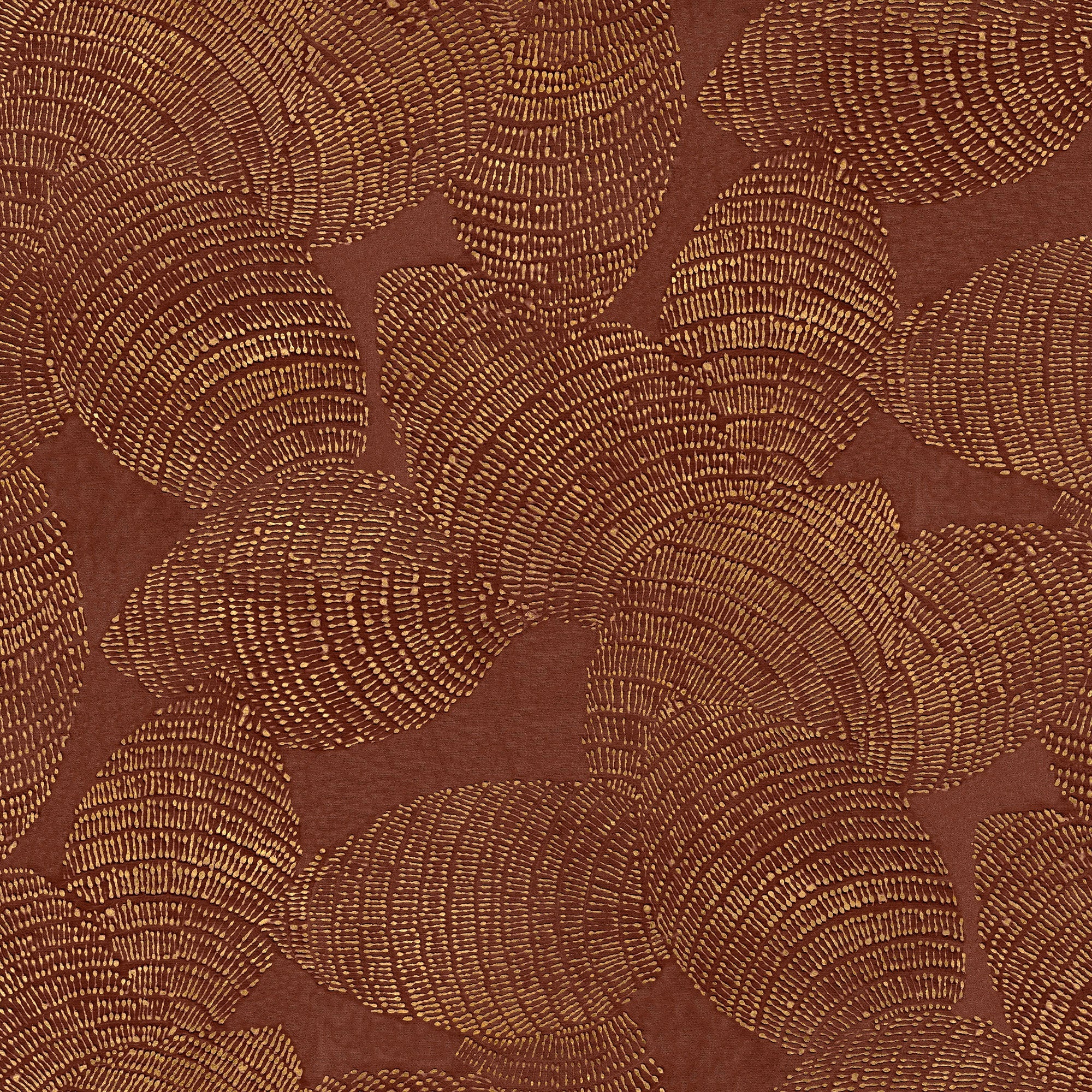 Rif Relief Burgundy Berber Wallpaper by Coordonné