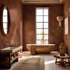Rif Relief Burgundy Berber Wallpaper by Coordonné