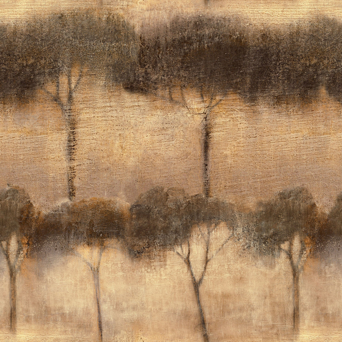 Ourika Trees Sienna Berber Wallpaper by Coordonné